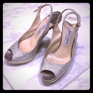 Jimmy Choo sling back heels